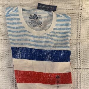 American Rag Kids Tee - Blue, Red, White Stripes